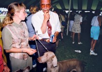 Couple with Weimaraner, Porter County Fairgrounds, Valparaiso, Indiana, 1998 thumbnail