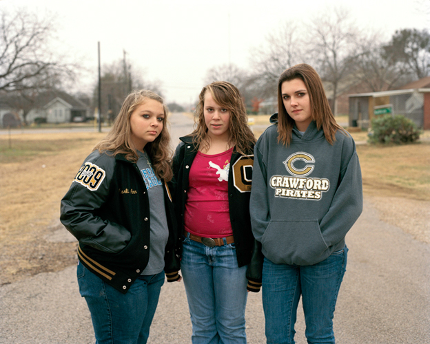 Mary, Perri, and Kendall, Crawford, Texas, 2008
