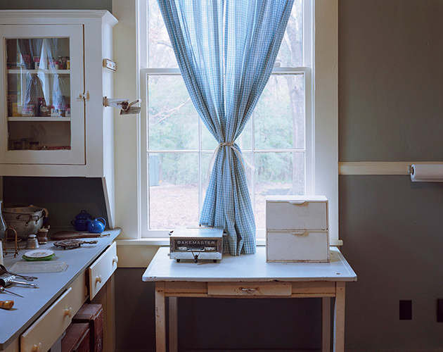 William Faulkner's Kitchen Curtains, Rowan Oak, Oxford, Mississippi, 2018